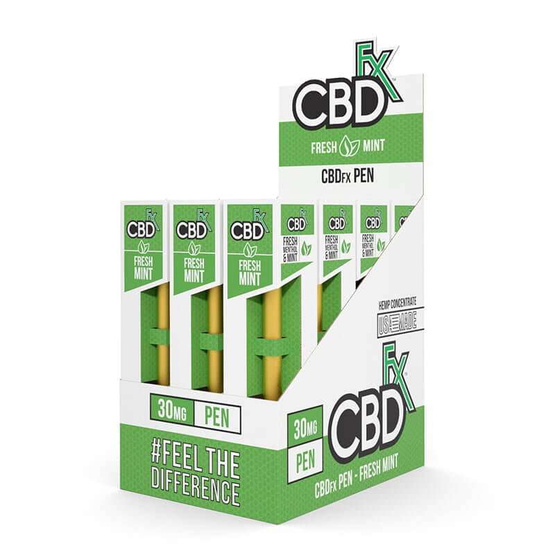 CBD Einweg Vape Pen / E-Zigarette - Fresh Menthol & Mint 30mg Von CBDfx ...